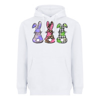White Easter bunnies Heavyweight Hoodie - CowGirlArtShop