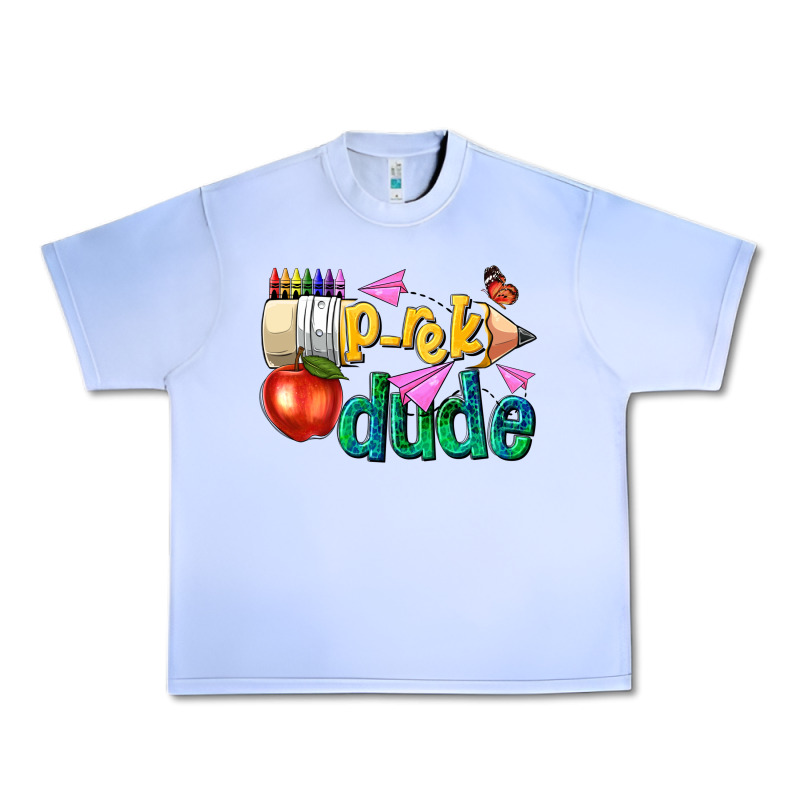 Pre K School Pencil Dude Urban Heavy Tee by NancyCooperArtShop | Teevron
