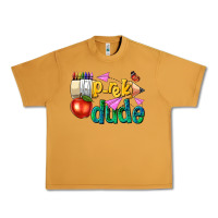 Peanut Butter pre k school pencil dude Urban Heavy Tee - NancyCooperArtShop