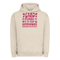 Pigment French Oak the magic is in our diference Urban Hoodie - CowhideDigitalArt