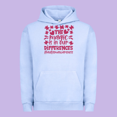 The Magic Is In Our Diference Urban Hoodie Designed By Cowhidedigitalart