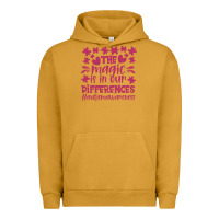 Pigment Peanut Butter the magic is in our diference Urban Hoodie - CowhideDigitalArt