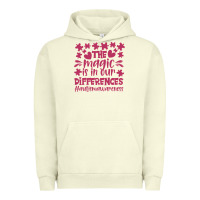 Pigment Pistachio the magic is in our diference Urban Hoodie - CowhideDigitalArt