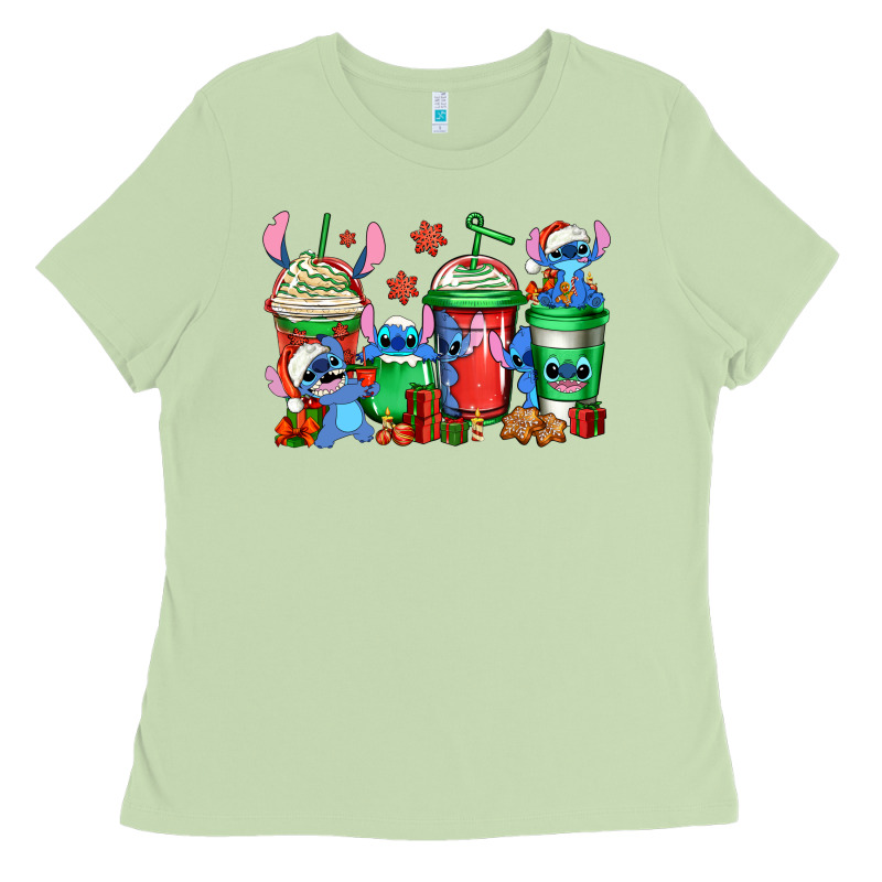 Christmas Stitch Coffee Ladies Tee by Jasminsmagicworld | Teevron