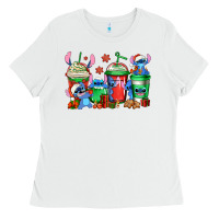 White christmas stitch coffee Ladies Tee - Jasminsmagicworld