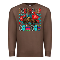 Chestnut pucker up cowboy olivia Premium Sweatshirt - OliviaCreatesArt