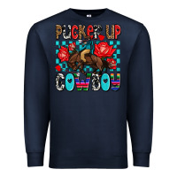 Navy pucker up cowboy olivia Premium Sweatshirt - OliviaCreatesArt