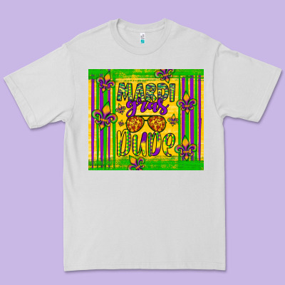 Mardi Gras Dude Premium Tee Designed By Artiststas