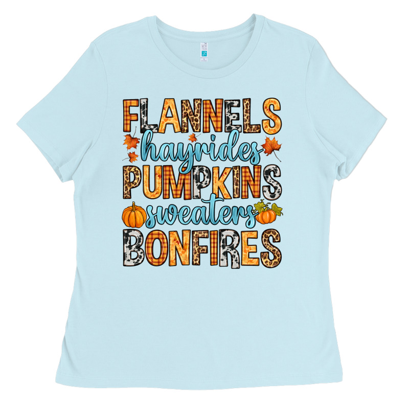 Flannels Hayrides Ladies Tee by RanaPortraitStore | Teevron