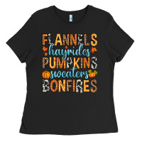 Black Flannels hayrides Ladies Tee - RanaPortraitStore