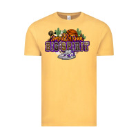 Vintage Mustard small town big spirit basketball Vintage Tee - NancyCooperArtShop