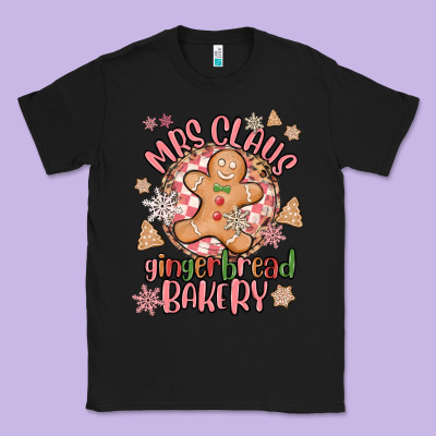 Mrs Claus Gingerbread Bakery Classic Tee Designed By Maliassmallbusiness