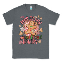 Charcoal Heather mrs claus gingerbread bakery Classic Tee - MaliasSmallBusiness