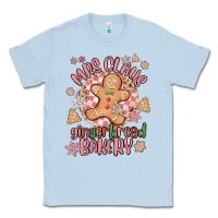 Dusty Blue mrs claus gingerbread bakery Classic Tee - MaliasSmallBusiness