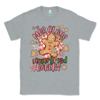 Heather Grey mrs claus gingerbread bakery Classic Tee - MaliasSmallBusiness