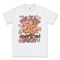 White mrs claus gingerbread bakery Classic Tee - MaliasSmallBusiness