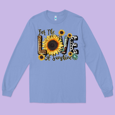 For The Love Of Sunshine Long Sleeve Tee Designed By Lillyallendesigns