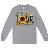 Heather Grey for the love of sunshine Long Sleeve Tee - LillyAllenDesigns