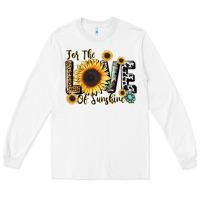 White for the love of sunshine Long Sleeve Tee - LillyAllenDesigns