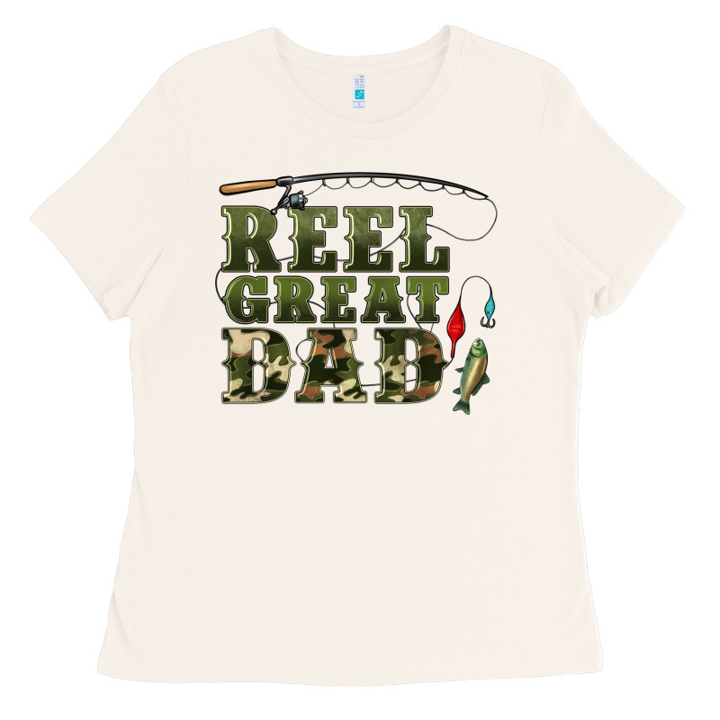 Reel Great Dad Ladies Tee by Artiststas | Teevron