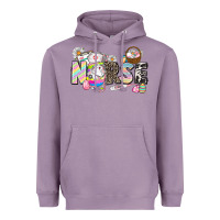 Lavender Easter Nurse  Easter Day Heavyweight Hoodie - CowGirlArtShop