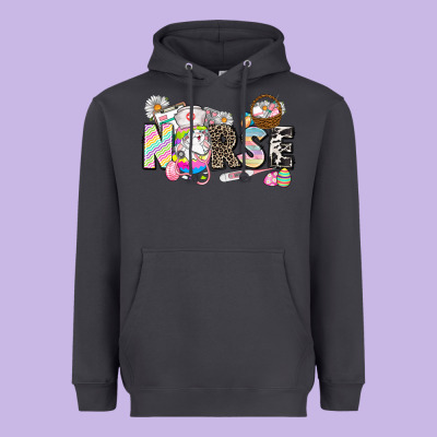Easter Nurse  Easter Day Heavyweight Hoodie Designed By Cowgirlartshop