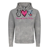 Cloud Rock Peace Love Pitties Vintage Hoodie - Jasminsmagicworld