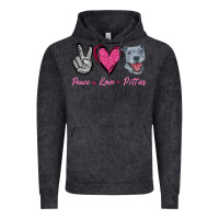 Vintage Black Peace Love Pitties Vintage Hoodie - Jasminsmagicworld