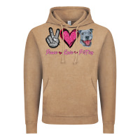 Vintage Coffee Peace Love Pitties Vintage Hoodie - Jasminsmagicworld