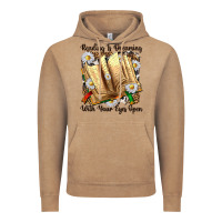 Vintage Coffee reading is dreaming with your eyes open Vintage Hoodie - NancyCooperArtShop