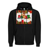 Black juneteenth black power Zipper Hoodie - TumblerDesignByShophia