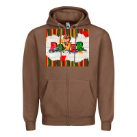 Chestnut juneteenth black power Zipper Hoodie - TumblerDesignByShophia
