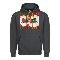 Smoke juneteenth black power Zipper Hoodie - TumblerDesignByShophia