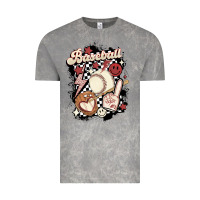 Cloud Rock checkered retro baseball Vintage Tee - MaliasSmallBusiness