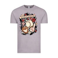Vintage Zinc checkered retro baseball Vintage Tee - MaliasSmallBusiness