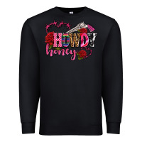 Black howdy honey rose olivia Premium Sweatshirt - OliviaCreatesArt