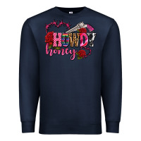 Navy howdy honey rose olivia Premium Sweatshirt - OliviaCreatesArt