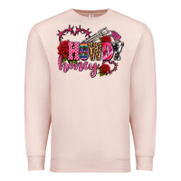 Pale Pink howdy honey rose olivia Premium Sweatshirt - OliviaCreatesArt