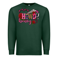 Sports Green howdy honey rose olivia Premium Sweatshirt - OliviaCreatesArt