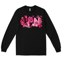 Black lpn breast cancer certified nursing assistant Long Sleeve Tee - LillyAllenDesigns