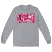 Heather Grey lpn breast cancer certified nursing assistant Long Sleeve Tee - LillyAllenDesigns