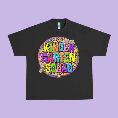 Kindergarten Squad Urban Heavy Tee Designed By Nancycooperartshop