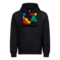 Black the magic is in our differences Urban Hoodie - CowhideDigitalArt