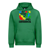 Emerald the magic is in our differences Urban Hoodie - CowhideDigitalArt