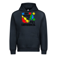 Navy the magic is in our differences Urban Hoodie - CowhideDigitalArt