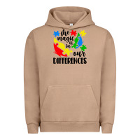 Pigment Burro the magic is in our differences Urban Hoodie - CowhideDigitalArt