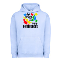 Pigment Grape Ice the magic is in our differences Urban Hoodie - CowhideDigitalArt