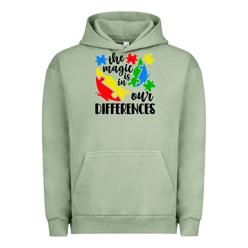 The Magic Is In Our Differences Urban Hoodie by CowhideDigitalArt | Teevron