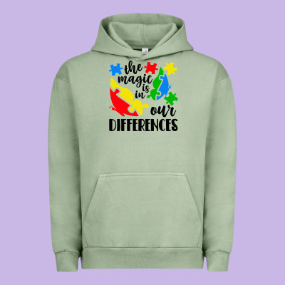 The Magic Is In Our Differences Urban Hoodie Designed By Cowhidedigitalart