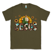 Army Green jesus san judas Classic Tee - JahusDesignShop